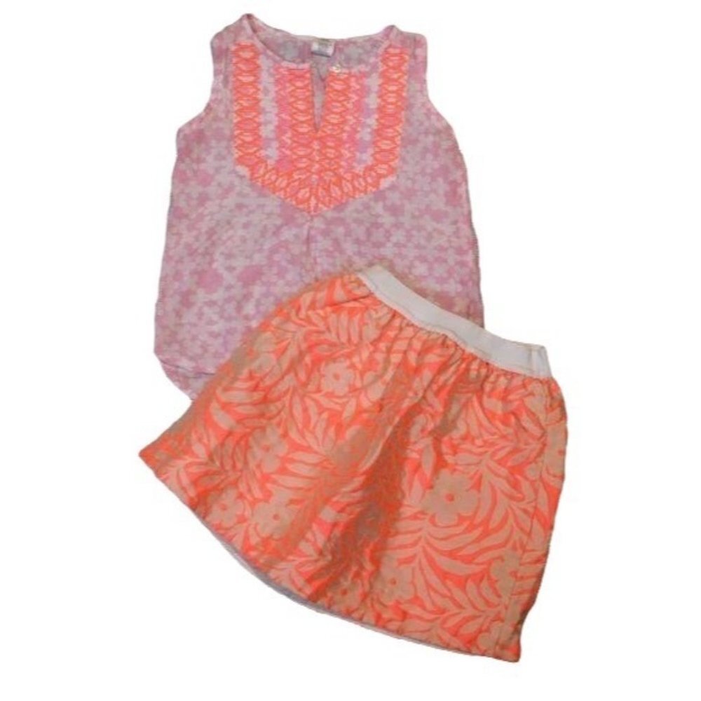 J. CREW KIDS SUMMER SKIRT SET SIZE 6-7